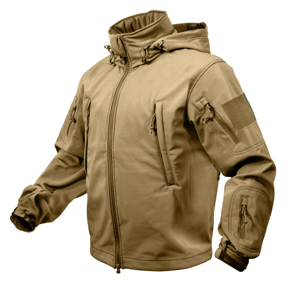 Rothco Special Ops Tactical Soft Shell Jacket (Coyote Brown) - Image 2