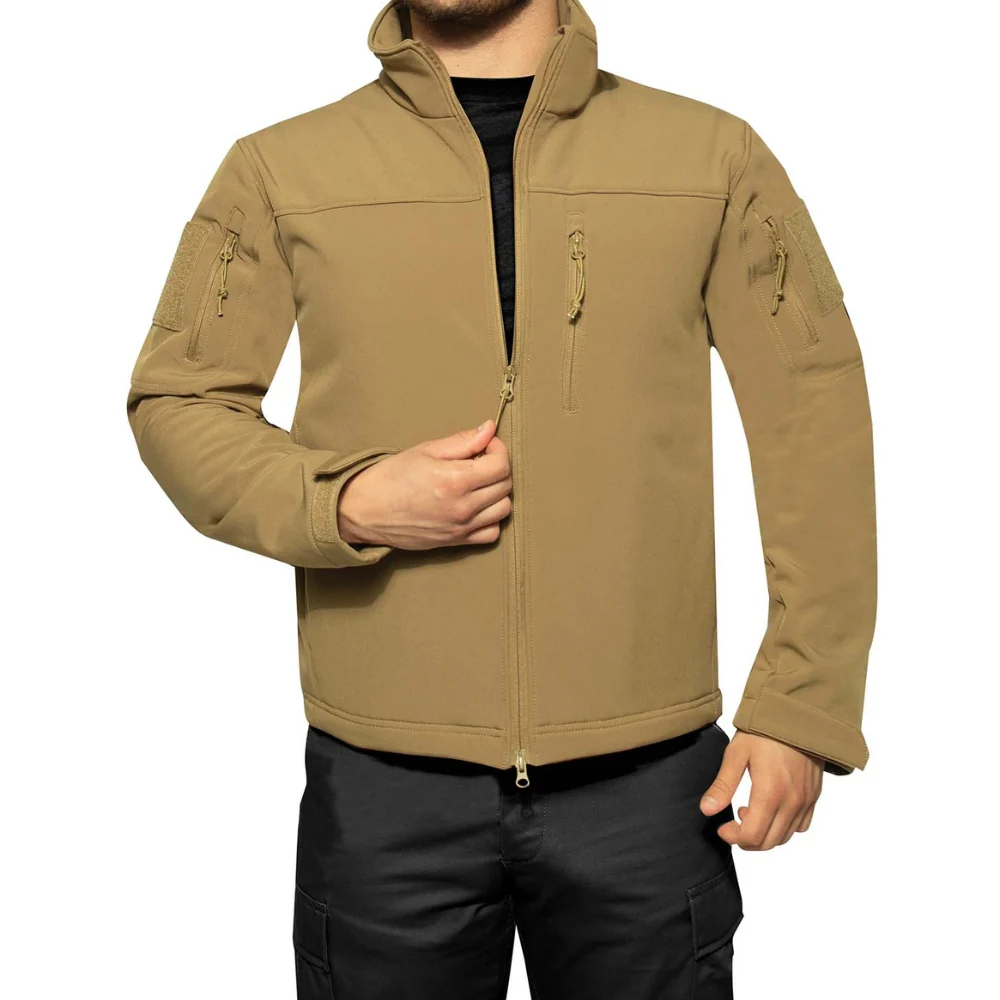 Rothco Stealth Ops Soft Shell Tactical Jacket (Coyote Brown)
