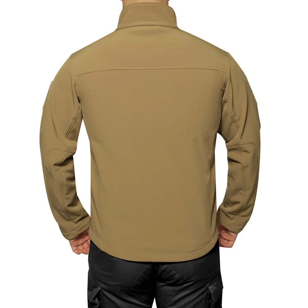 Rothco Stealth Ops Soft Shell Tactical Jacket (Coyote Brown) - Image 5