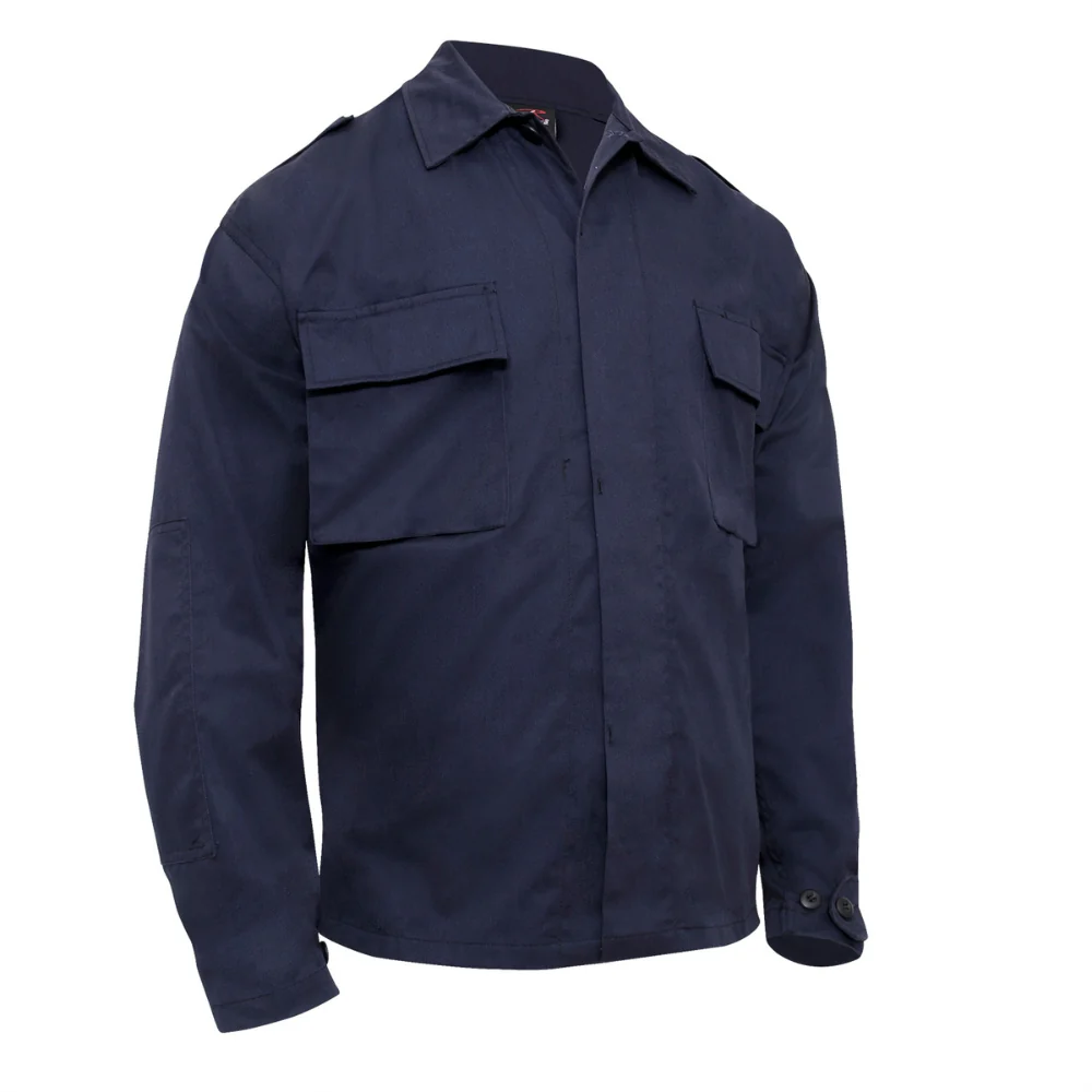 Rothco Tactical 2 Pocket BDU (Battle Dress Uniform) Shirt (Navy Blue) - Image 2
