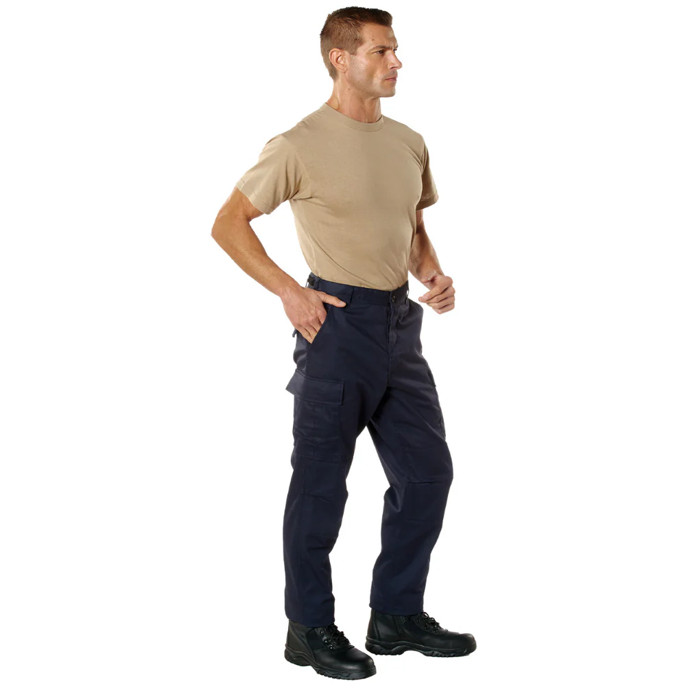 Rothco Tactical BDU Cargo Pants (Midnight Navy Blue) - Image 6