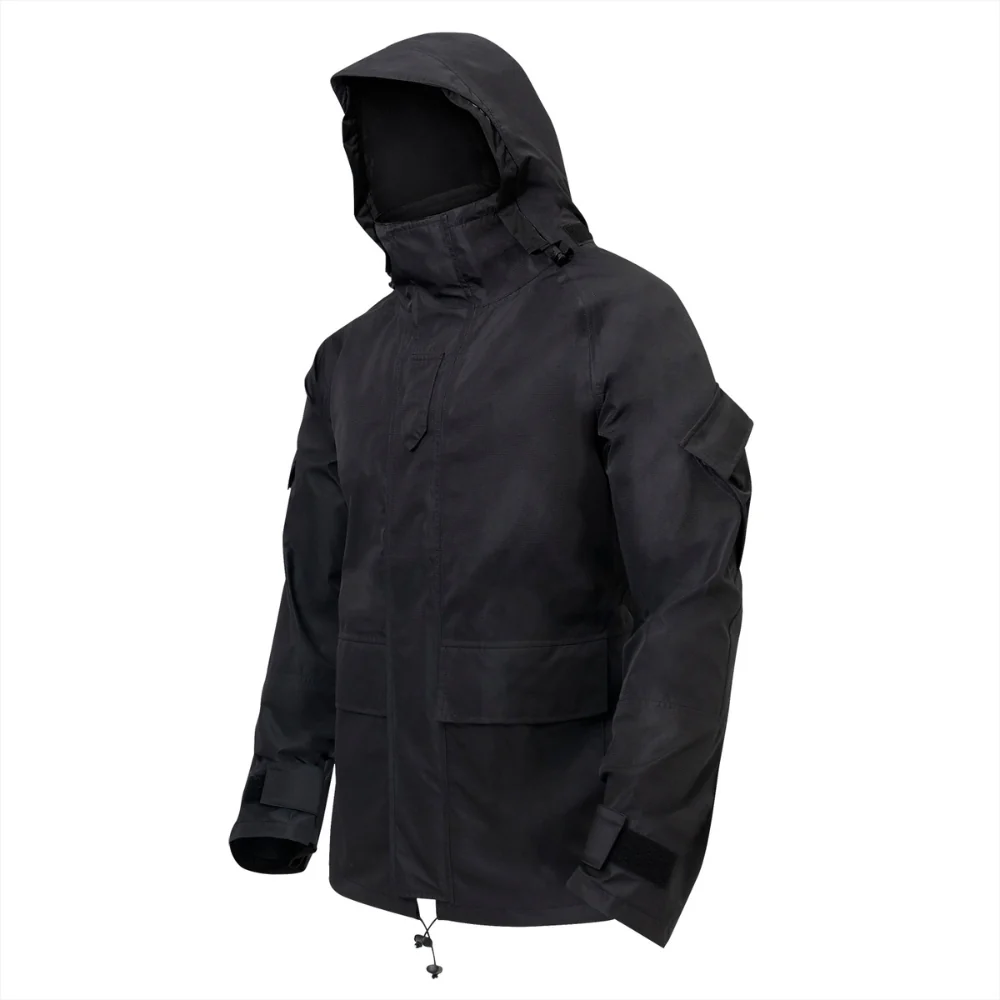Rothco Tactical Hard Shell Waterproof Jacket - Black - Image 3