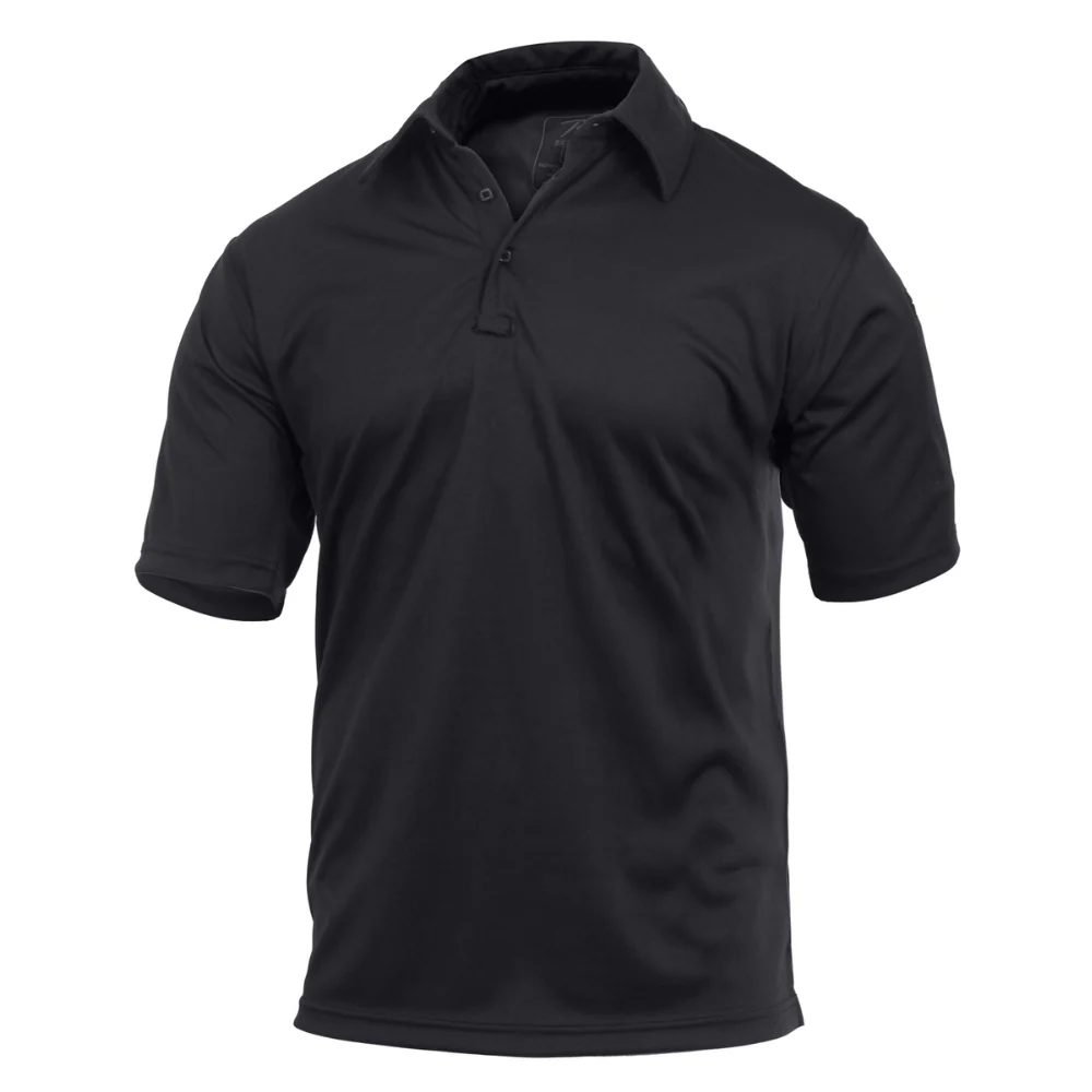 Rothco Tactical Performance Polo Shirt (Black)