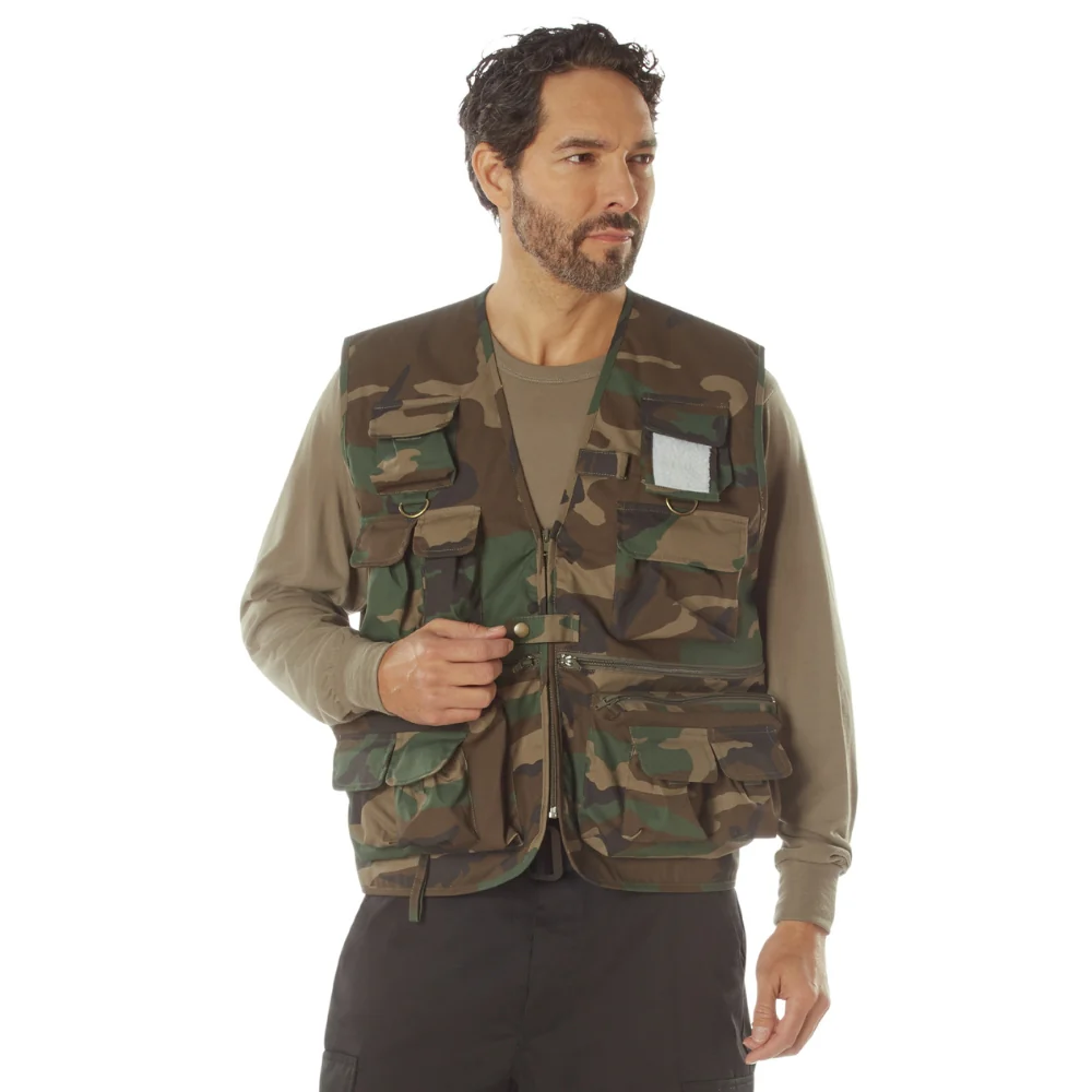 Rothco Uncle Milty Travel Vest (Woodland Camo)