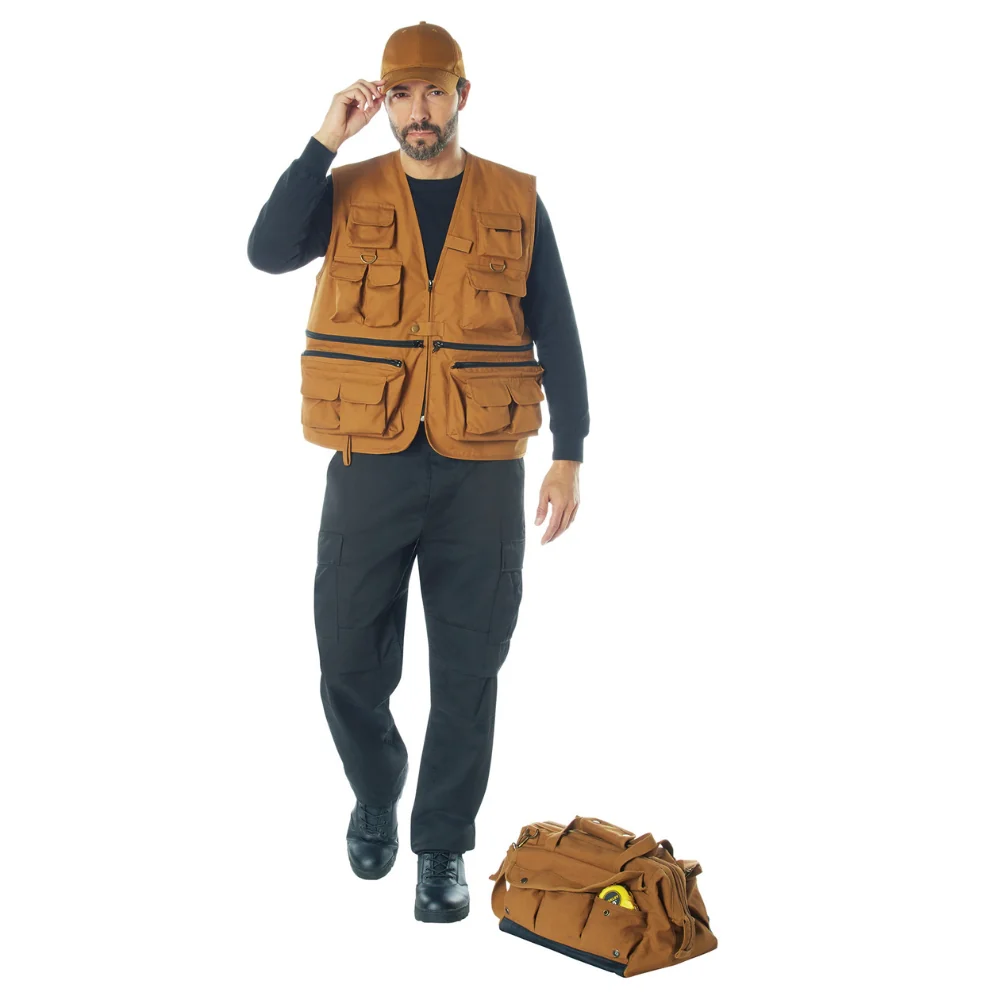 Rothco Uncle Milty Travel Vest (Woodland Camo) - Image 11