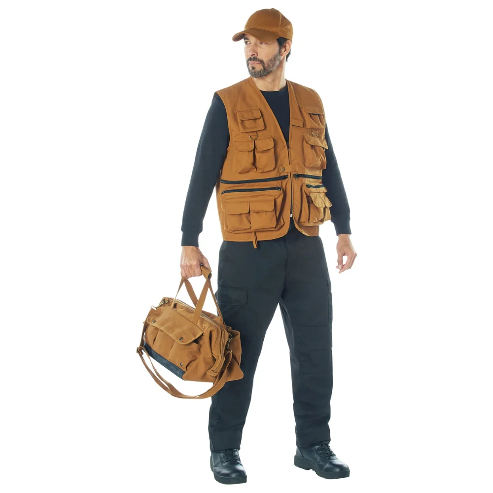 Rothco Uncle Milty Travel Vest (Woodland Camo) - Image 12