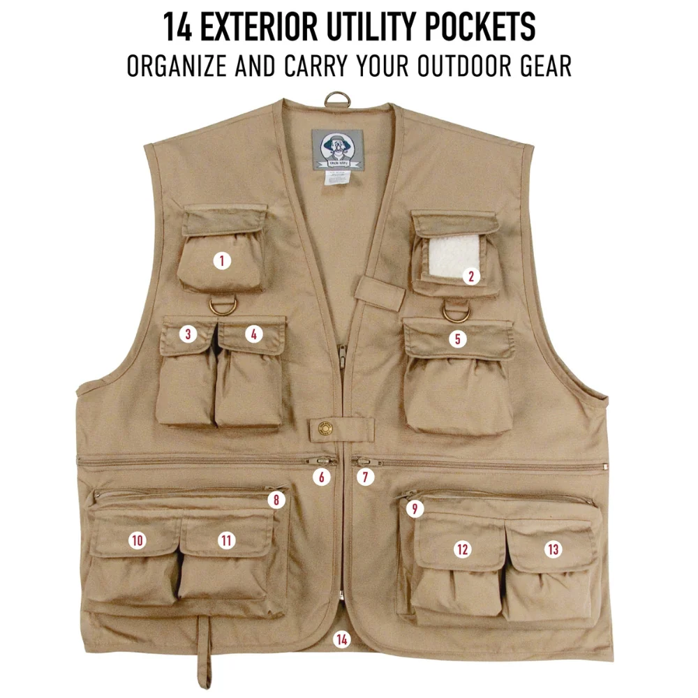 Rothco Uncle Milty Travel Vest (Work Brown) - Image 7