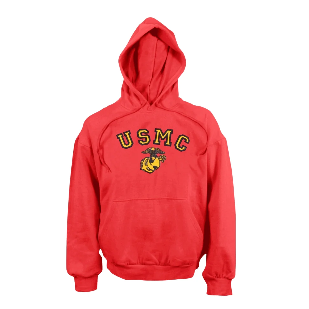 Rothco USMC Eagle, Globe & Anchor Pullover Hooded Sweatshirt