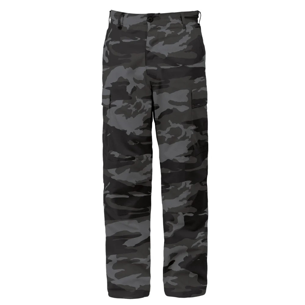 Rothco Vintage Camo Paratrooper Fatigue Pants (Black Camo)