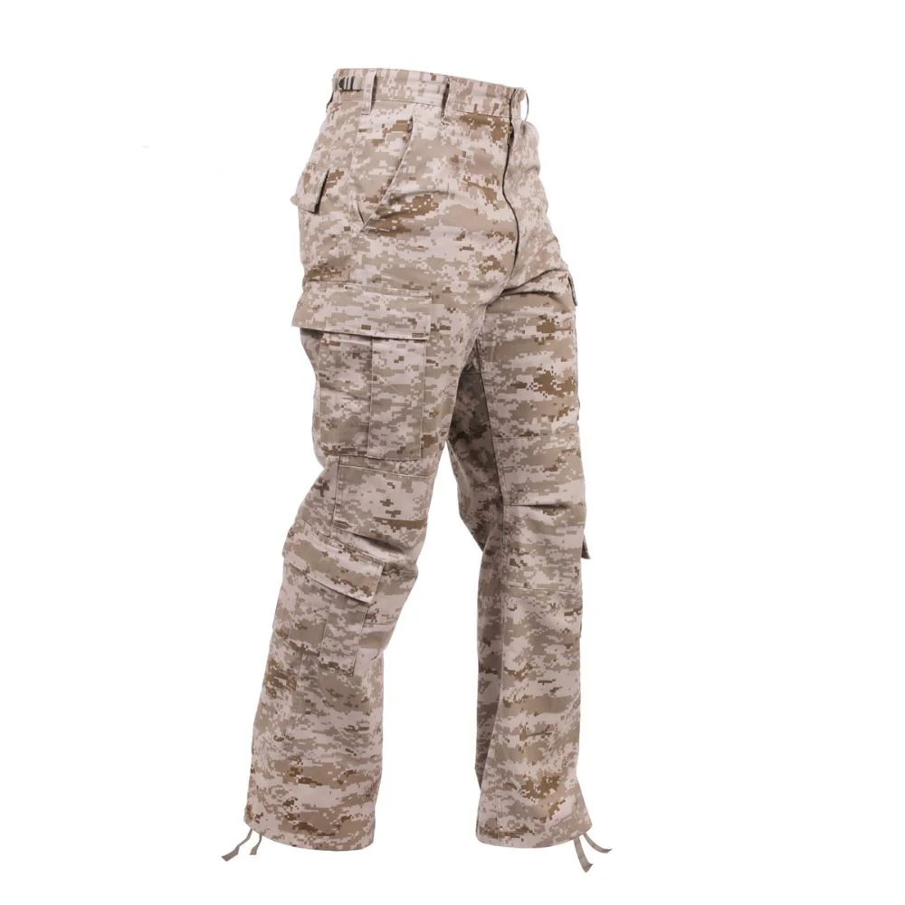 Rothco Vintage Camo Paratrooper Fatigue Pants (Desert Digital Camo) - Image 2