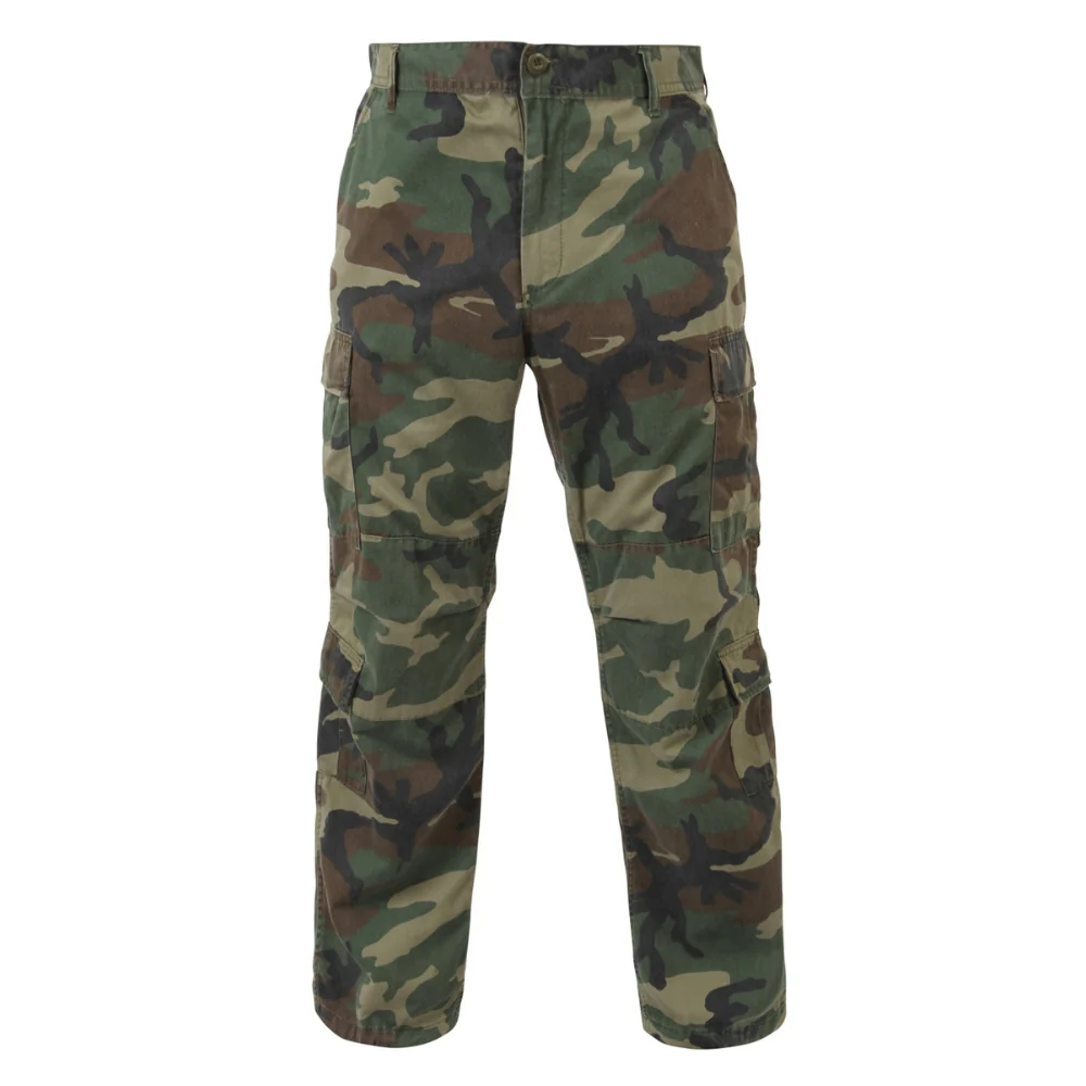 Rothco Vintage Camo Paratrooper Fatigue Pants (Woodland Camo)