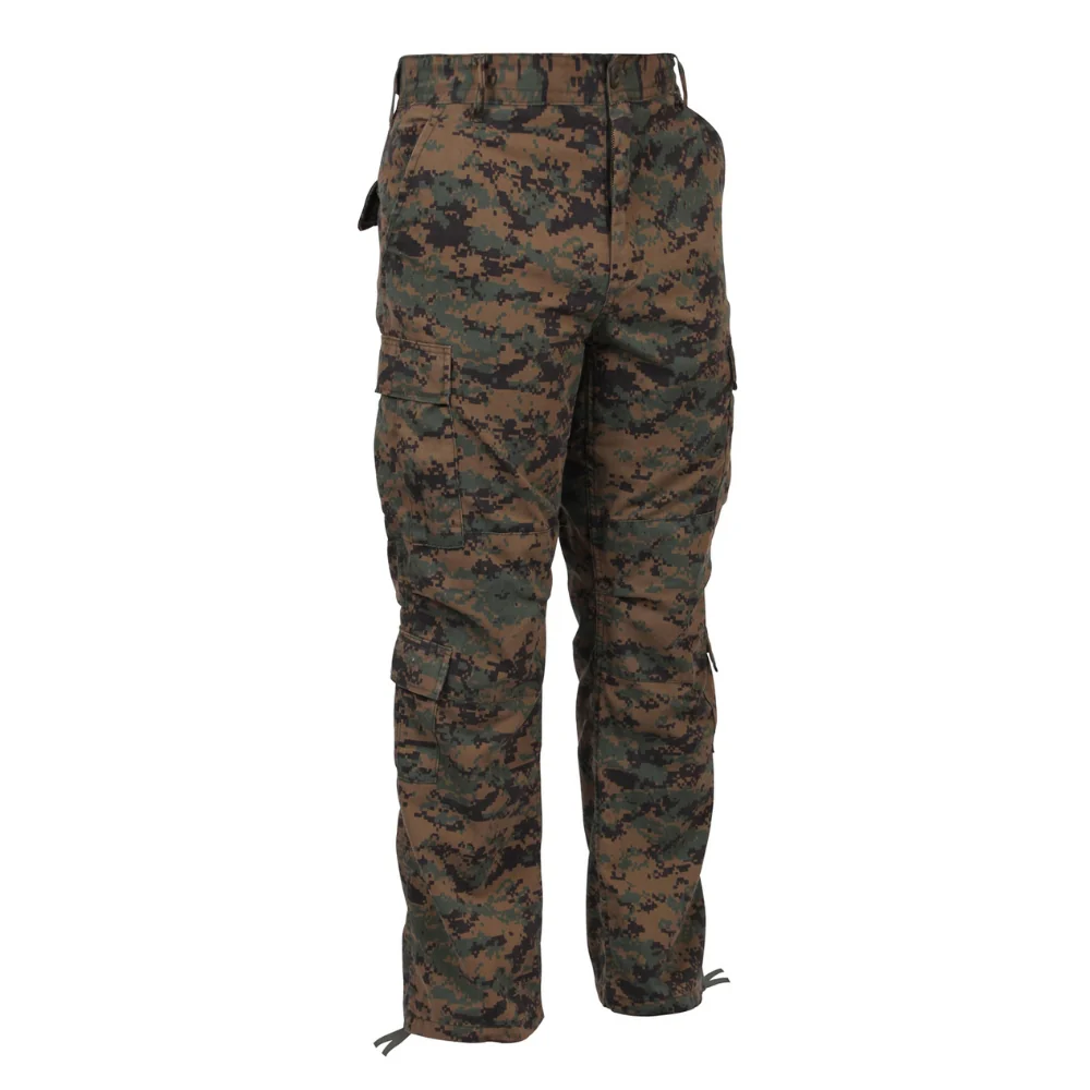Rothco Vintage Camo Paratrooper Fatigue Pants (Woodland Digital Camo) - Image 2