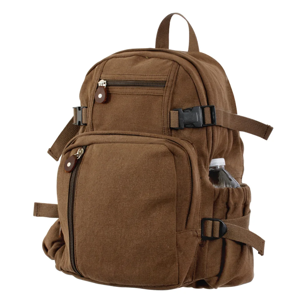 Rothco Vintage Canvas Compact Backpack - Image 9