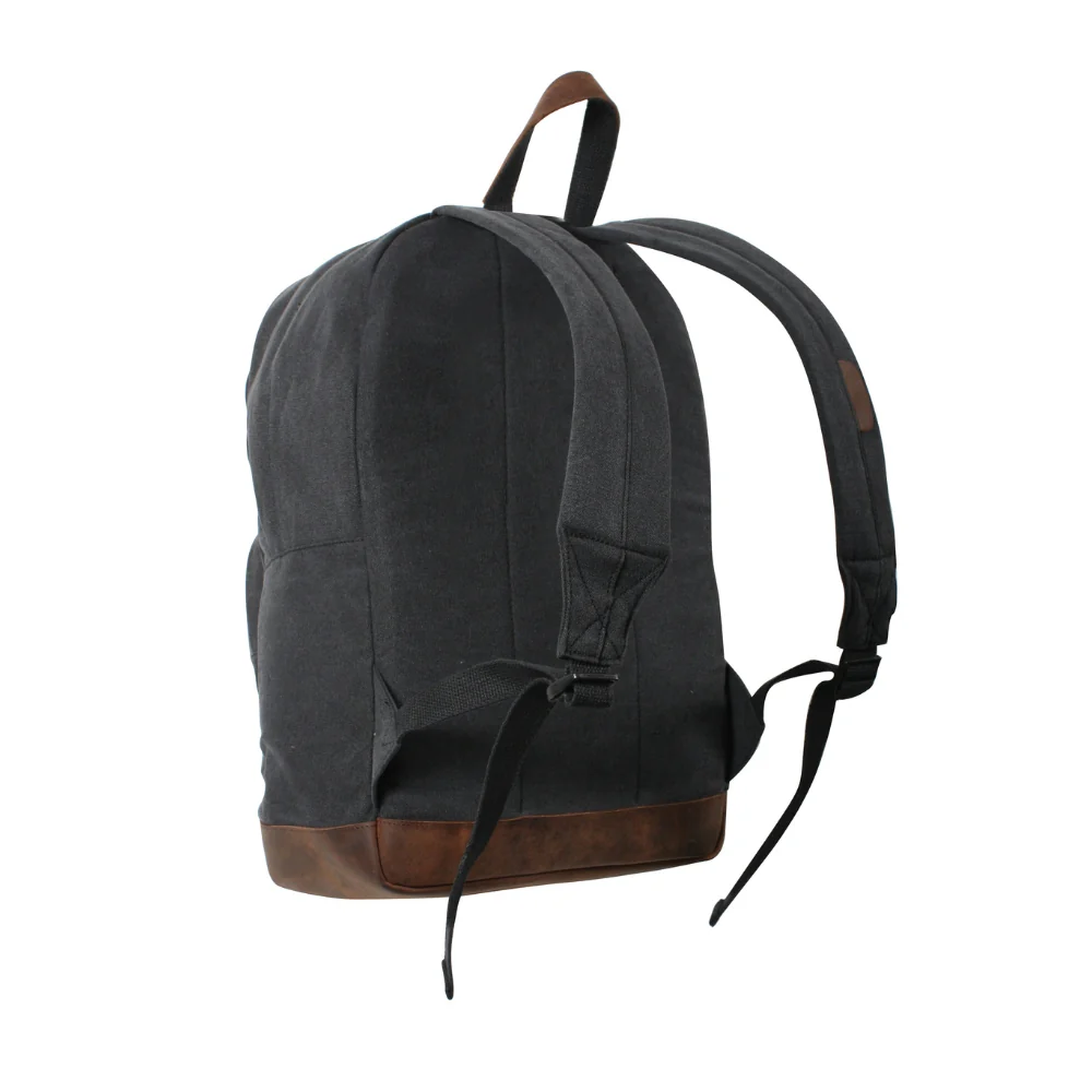 Rothco Vintage Canvas Teardrop Backpack With Leather Accents - Image 8