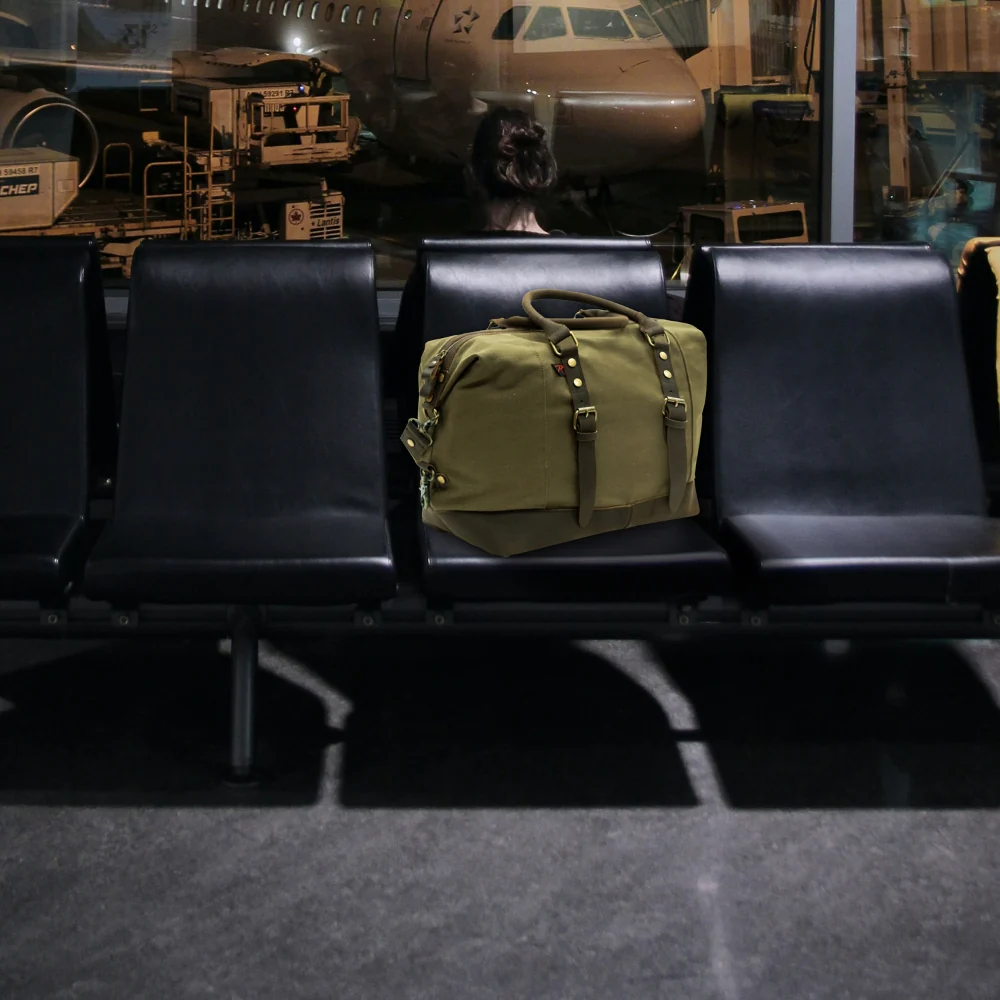 Rothco Vintage Carry-On Travel Bag - Olive Drab | RCO-613902037793 - Image 8