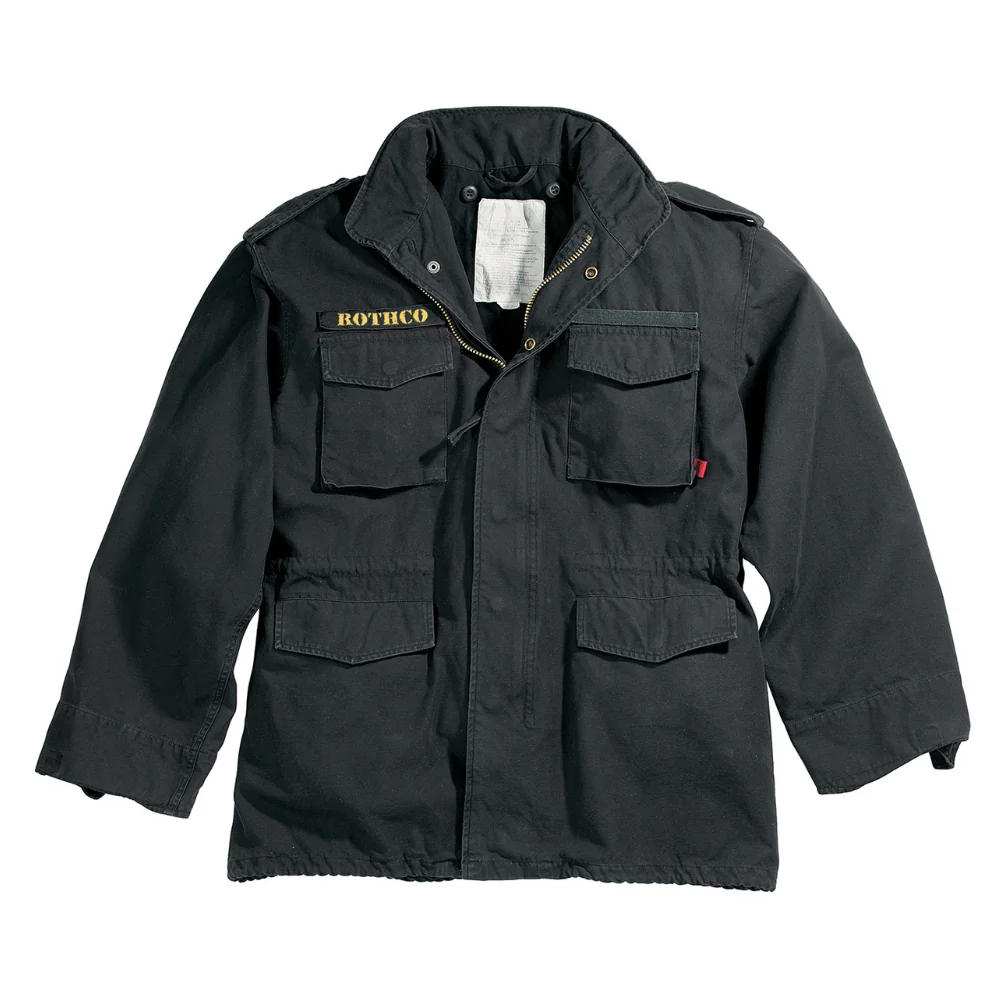 Rothco Vintage M-65 Field Jacket (Black)
