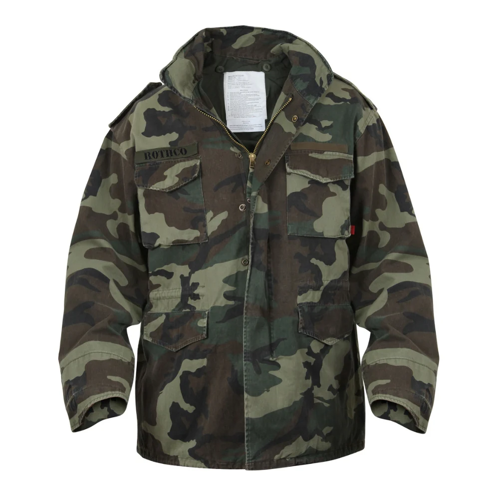 Rothco Vintage M-65 Field Jacket (Woodland Camo)