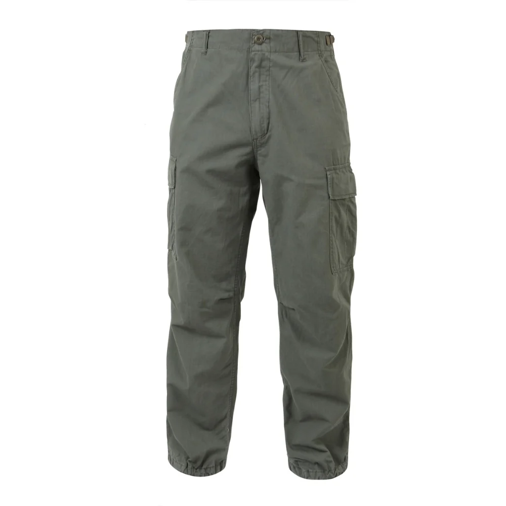 Rothco Vintage Vietnam Rip-Stop Fatigue Pants (Olive Drab)