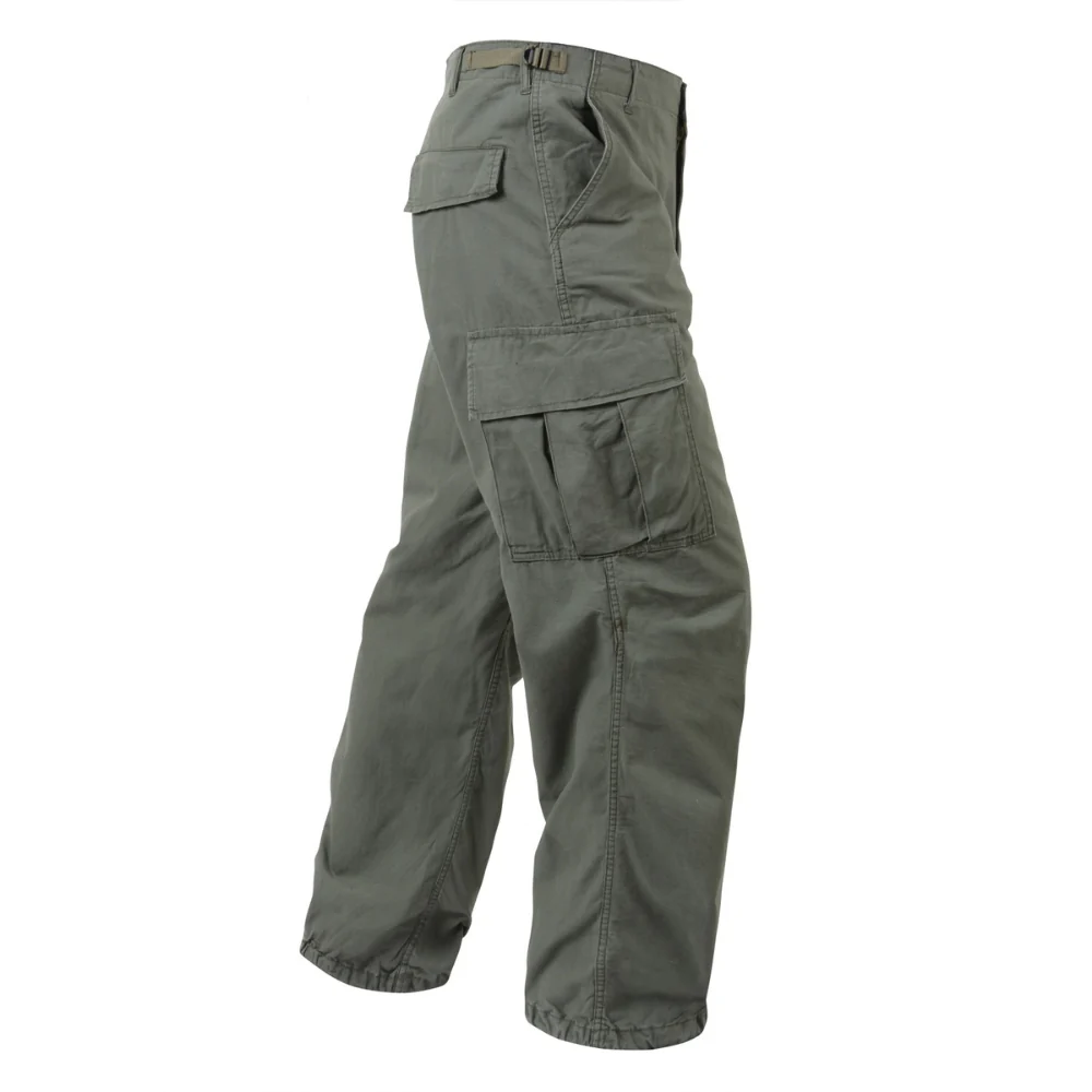 Rothco Vintage Vietnam Rip-Stop Fatigue Pants (Olive Drab) - Image 2