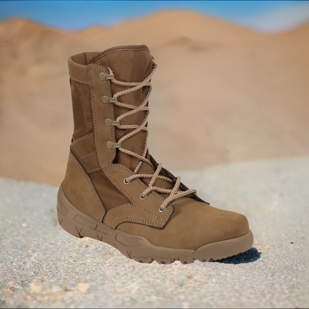 Rothco Waterproof V-Max Lightweight Tactical Boots - AR 670-1 Coyote Brown - 8.5 Inch