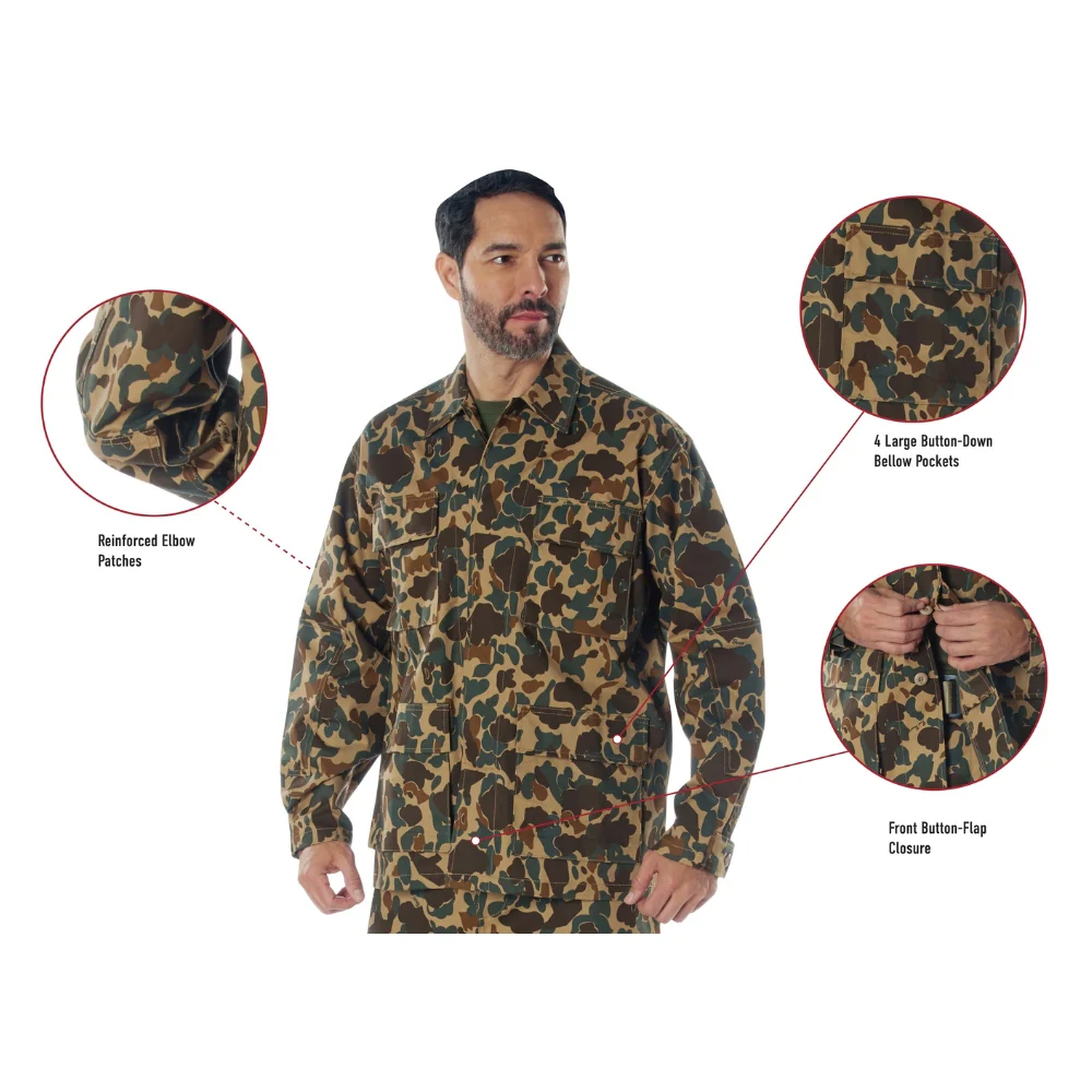 Rothco X Bear Archery Fred Bear Camo BDU Shirt - Image 7