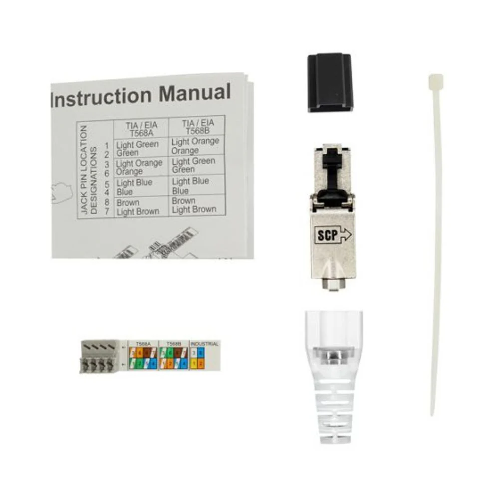 SCP ProGrade 10GBaseT Shielded RJ45 Field Plug (Sold by 10) | SCP-10G-FP - Image 4