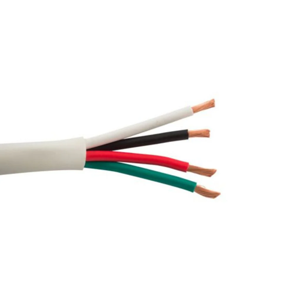 SCP 4C/12 Indoor/Outdoor Speaker Cable HD UV-PVC- White (500' Spool) | SCP-12/4OFC-HD-WT