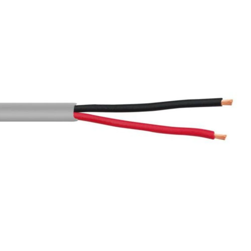 SCP 2C/14 AWG Unshielded Audio Cable PVC-Gray (1000' Spool) | SCP-14/2-GY