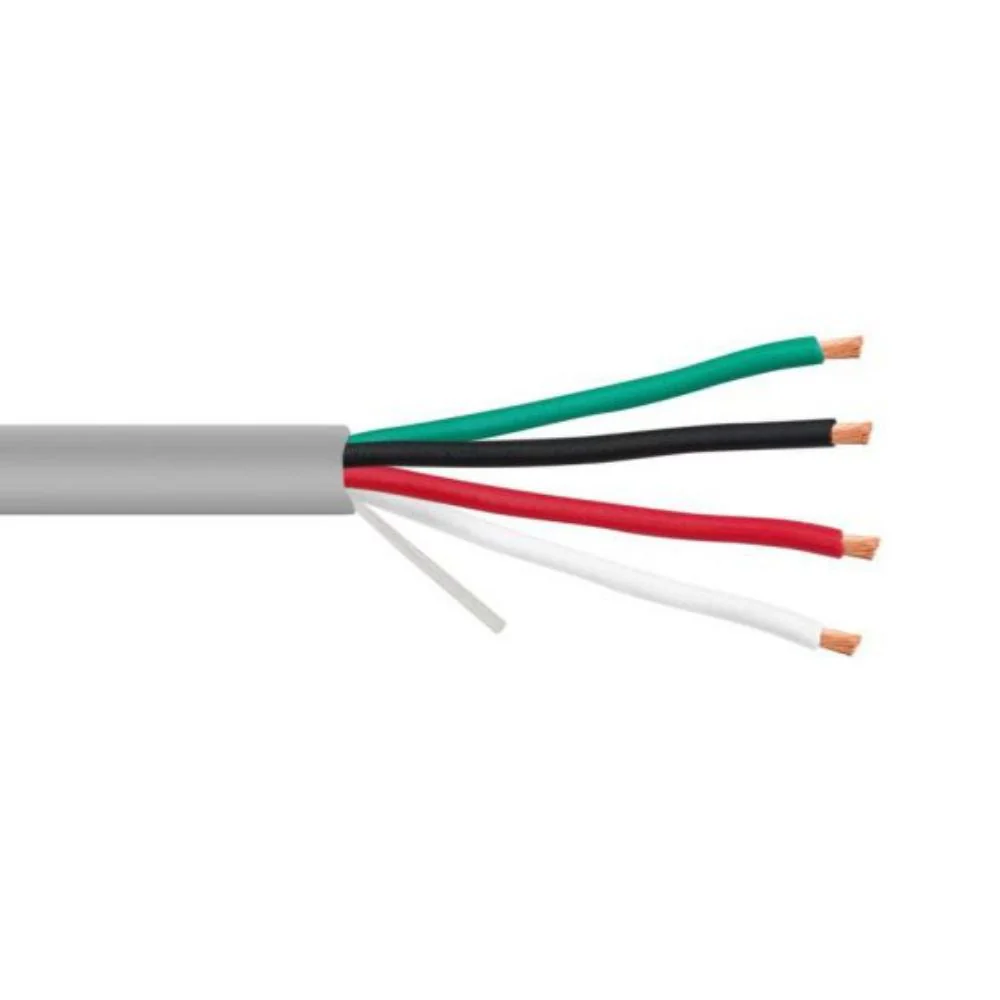 SCP 4C/14 AWG Unshielded Audio Cable PVC-Gray (1000' Spool) | SCP-14/4-GY