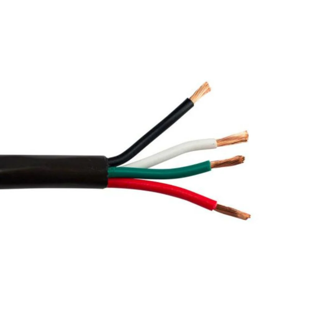 SCP 4C/14AWG Unshielded Direct Burial Multi-Purpose Cable LLDPE-Black (1000' Spool) | SCP-14/4DB