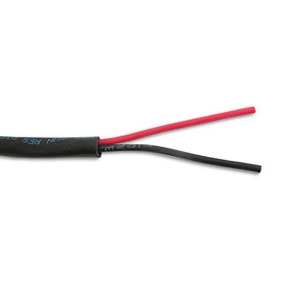 SCP 2C/18AWG Unshielded Direct Burial Multi-Purpose Cable LLDPE-Black (500' Spool) | SCP-18/2DB-500