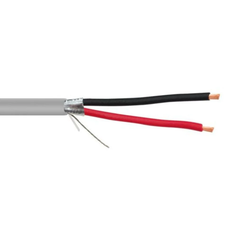 SCP 2C/18 AWG Shielded Audio Cable PVC-Gray (1000' Box) | SCP-18/2SH-GY