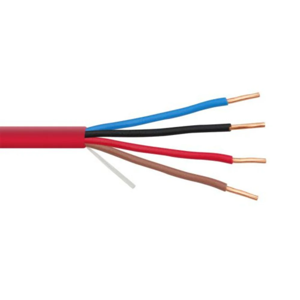 SCP 18 AWG 4 Cond. Unshielded Fire Alarm Cable Plenum-Red (1000' Spool) | SCP-18/4FPLP