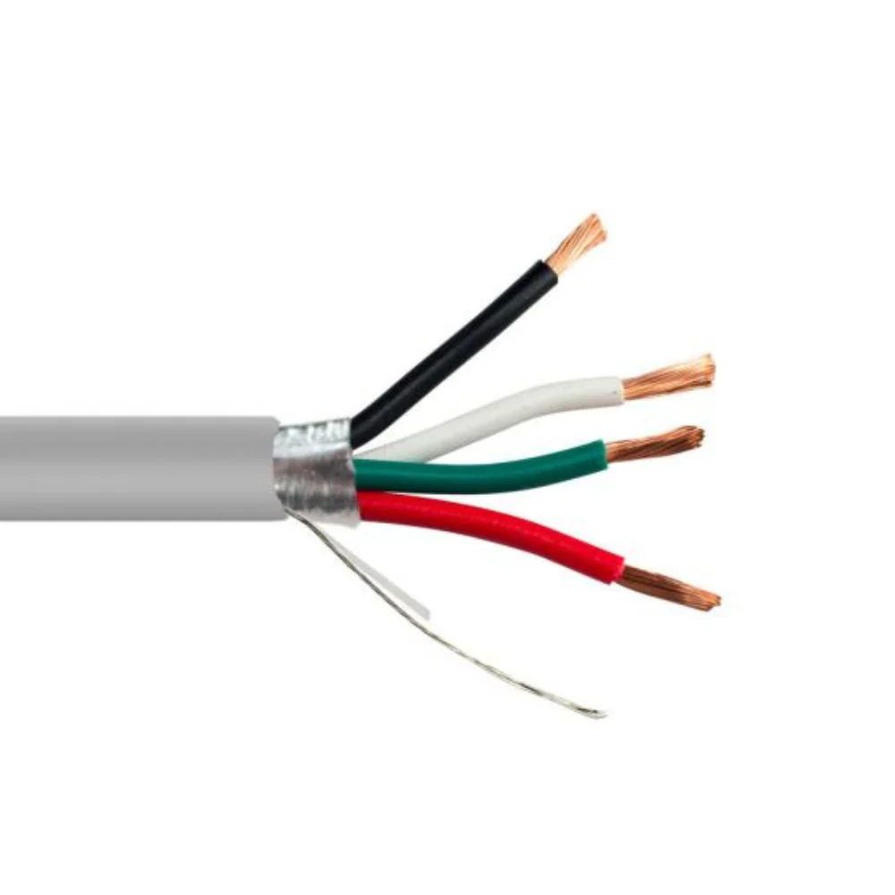 SCP 4C/18 AWG Shielded Audio Cable PVC-Gray (500' Box) | SCP-18/4SH-GY-500