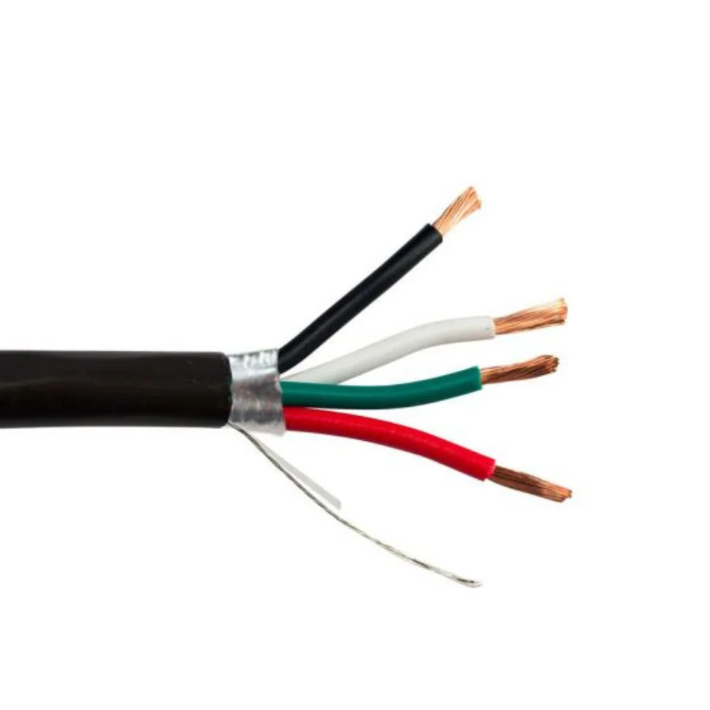 SCP 4C/18AWG Shielded Direct Burial Multi-Purpose Cable LLDPE-Black (1000' Spool) | SCP-18/4SHDB