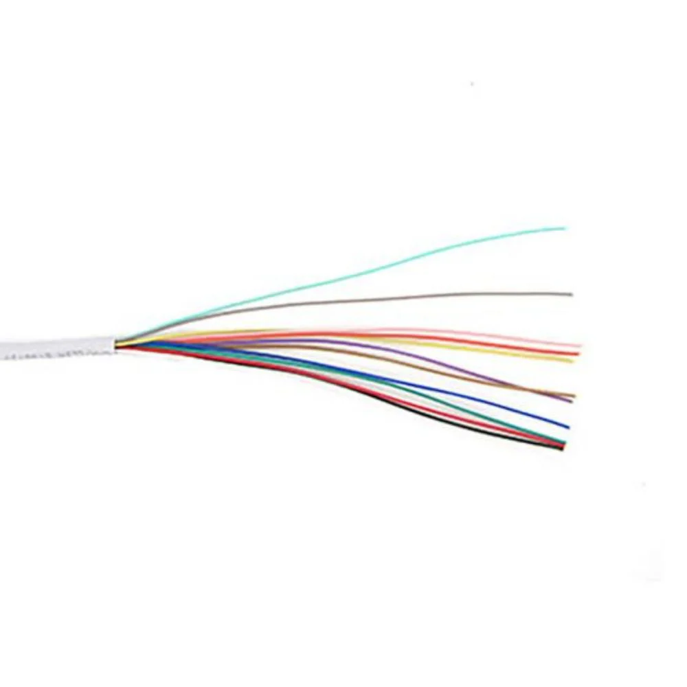 SCP 10C/22 AWG Stranded Security Alarm Cable PVC-White (500' Spool) | SCP-22/10-500