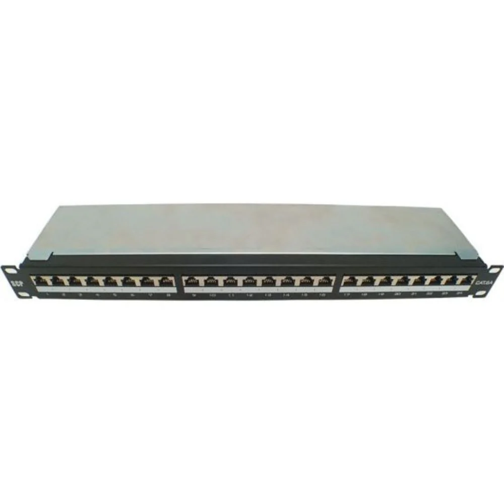 SCP 24 Port Loaded Shielded 10GBaseT Patch Panel | SCP-324-6ASH