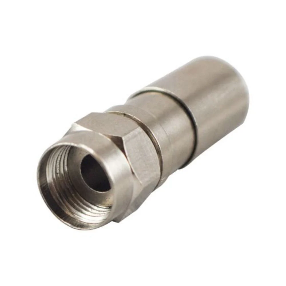 SCP F-Type Compression Connector for RG6/U Plenum (100pcs./Bag) | SCP-955