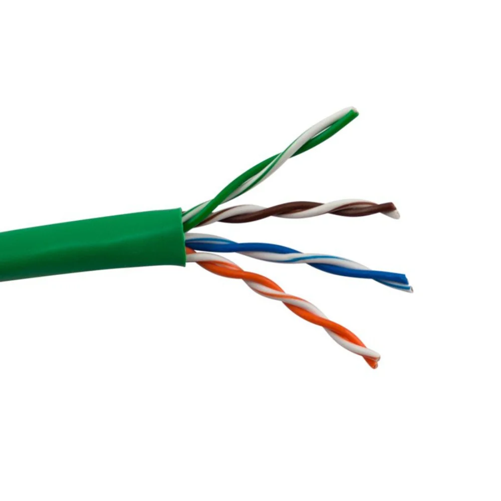 SCP CAT5E Unshielded Cable PVC - Green (1000' Box) | SCP-CAT5E-GN