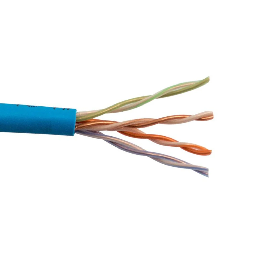 SCP CAT5E Unshielded Cable Plenum - Blue (1000' Box) | SCP-CAT5E-P-BL