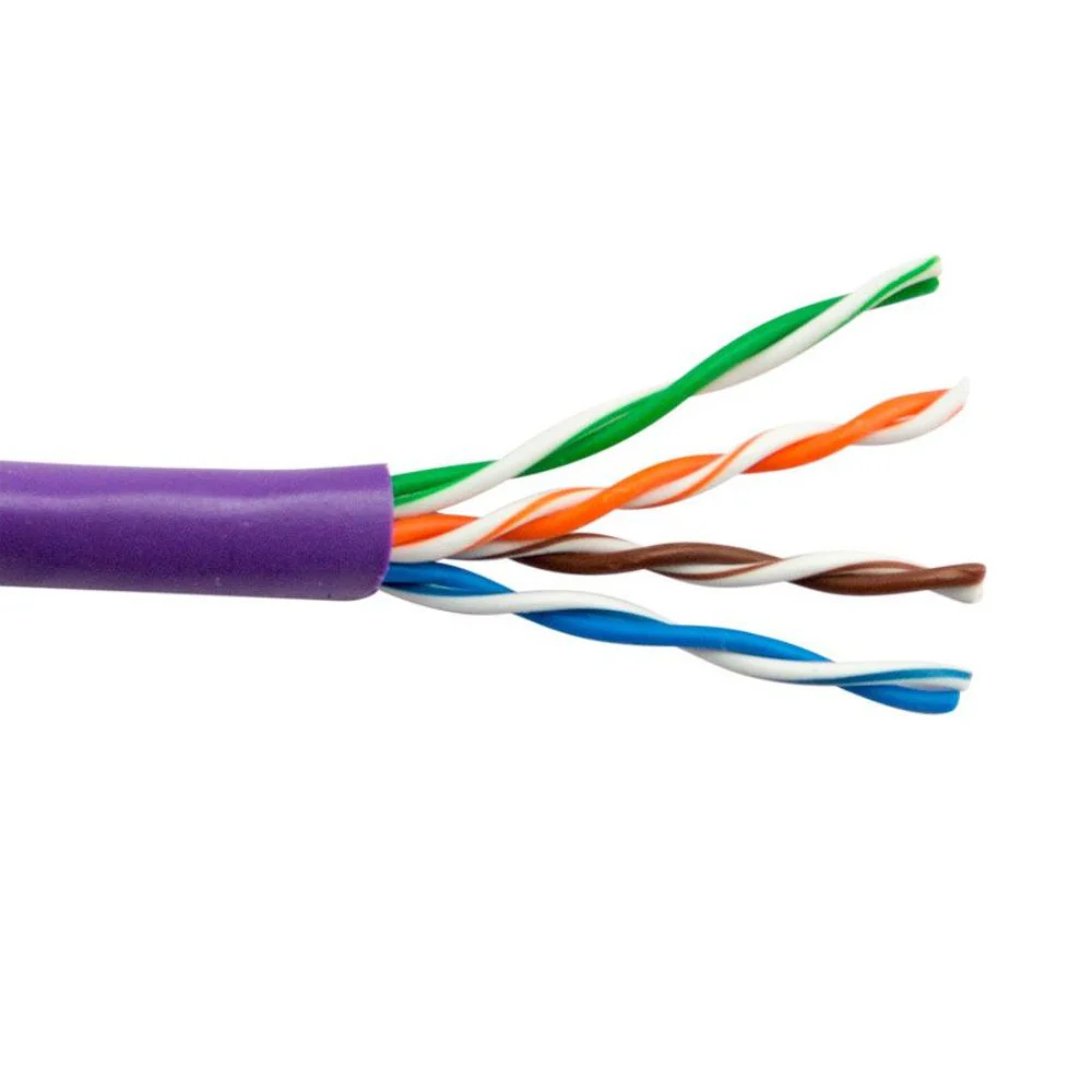 SCP CAT5E Unshielded Cable PVC - Purple (1000' Box) | SCP-CAT5E-PUR