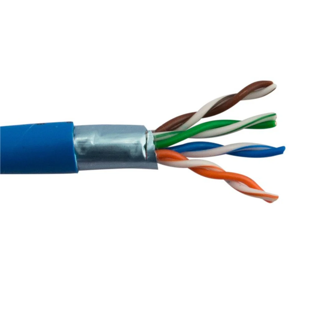 SCP CAT5E Shielded Cable PVC - Blue (1000' Box) | SCP-CAT5E-SH-BL