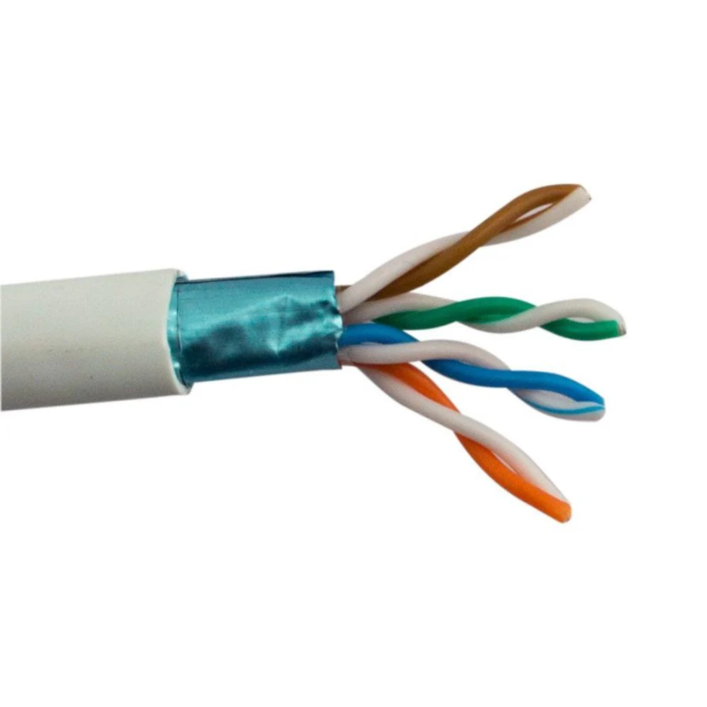 SCP CAT5E Shielded Cable PVC - White (1000' Box) | SCP-CAT5E-SH-WT