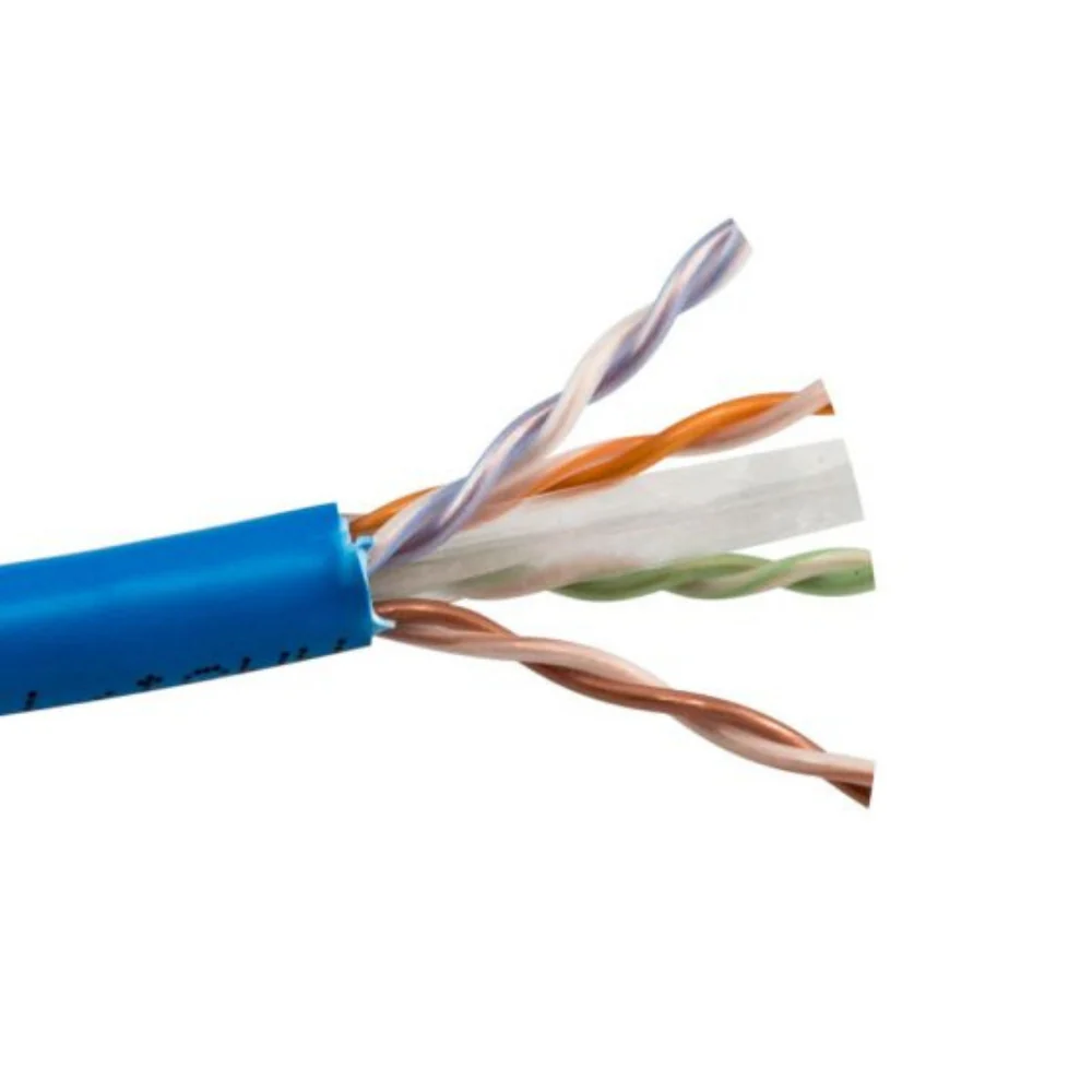 SCP CAT6 Unshielded Plenum - Blue (1000' Reel in Box) | SCP-CAT6-P-BL