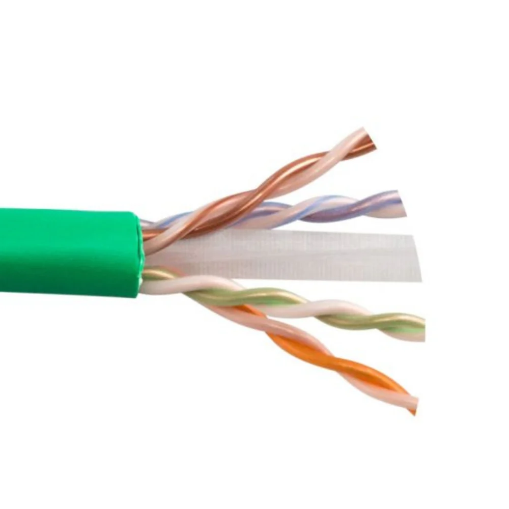 SCP CAT6 Unshielded Plenum - Green (1000' Reel in Box) | SCP-CAT6-P-GN