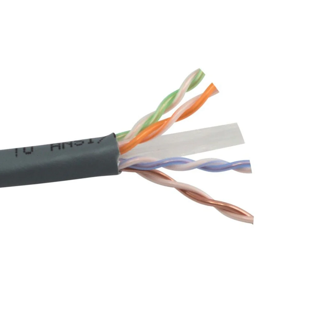 SCP CAT6 Unshielded Plenum - Gray (1000' Reel in Box) | SCP-CAT6-P-GY