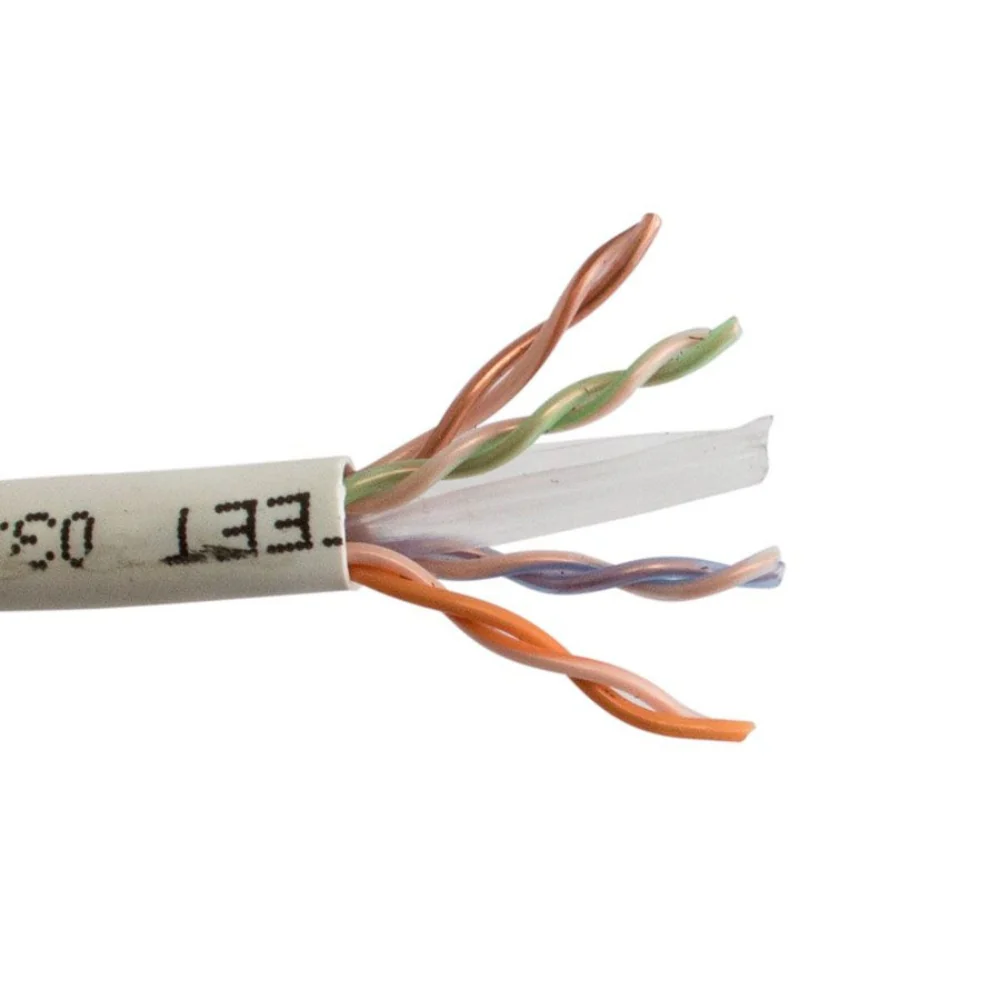 SCP CAT6 Unshielded Plenum - White (1000' Reel in Box) | SCP-CAT6-P-WT