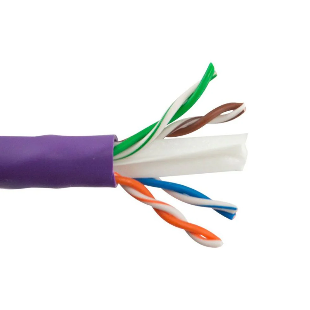 SCP CAT6 Unshielded Cable PVC - Purple (1000' Box) | SCP-CAT6-PUR-ETL