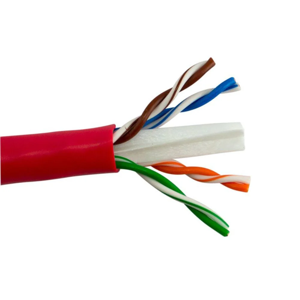 SCP CAT6 Unshielded Cable PVC - Red (1000' Box) | SCP-CAT6-RD-ETL