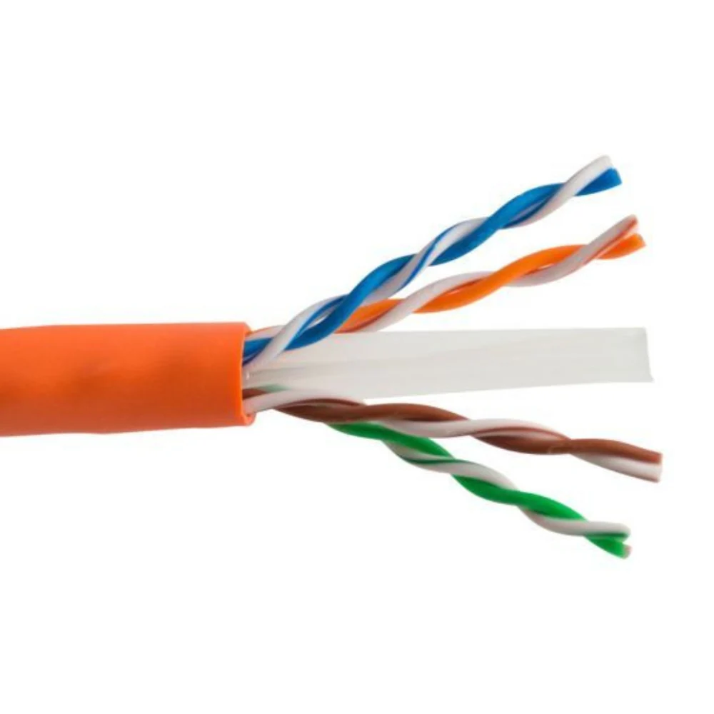 SCP CAT6A Unshielded UTP Cable PVC - Orange (1000' Spool) | SCP-CAT6A-OR